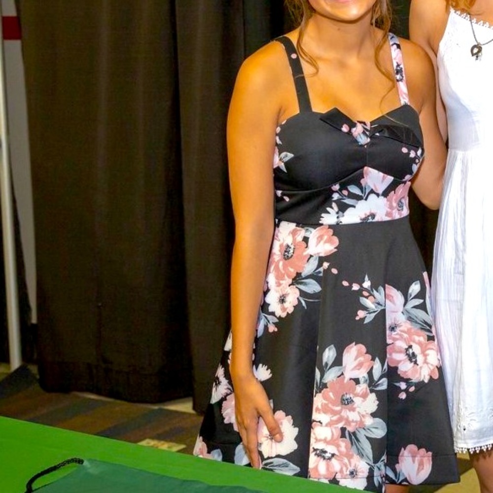 Floral cocktail dress